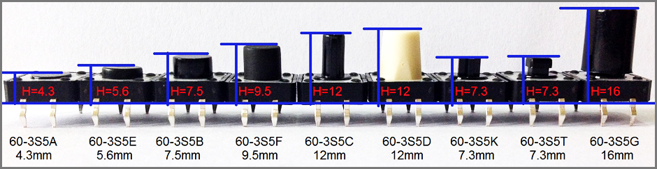 Tact Switch (12 x 12) Standard