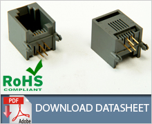 RJ11 Side Entry Modular Jack