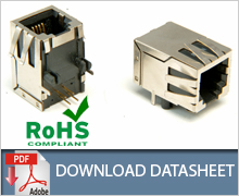 RJ11 Side Entry Shielded Modular Jack