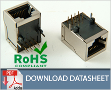 RJ45 Side Entry Shielded Modular Jack